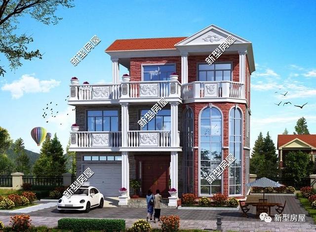 5套歐式三層別墅設計圖推薦給大家，希望大家喜歡