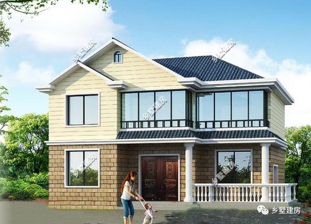 精選5套農村二層小洋樓，住著舒適，性價比超高，相信總有你中意的一款 ！