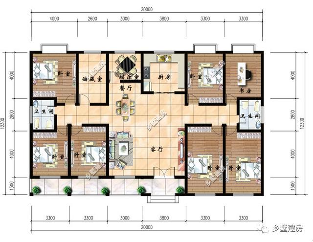 精選6套時下流行的農(nóng)村一層別墅設(shè)計圖，十萬塊包你建成，希望有你中意的一款！