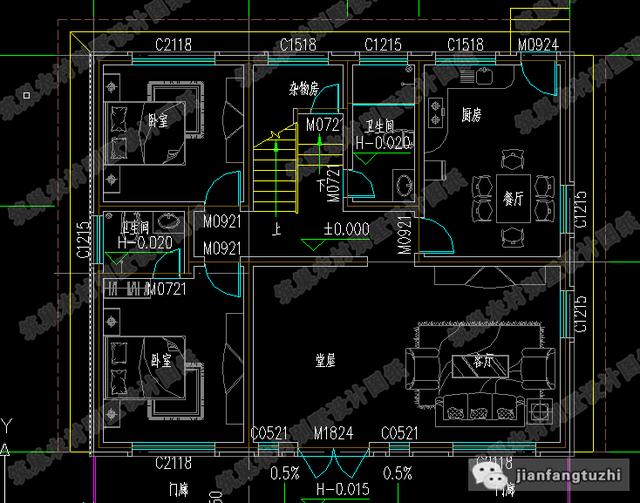 兩款進深都是10米的農村二層自建房，一款歐式田園風，一款低造價，你更喜歡哪一款？