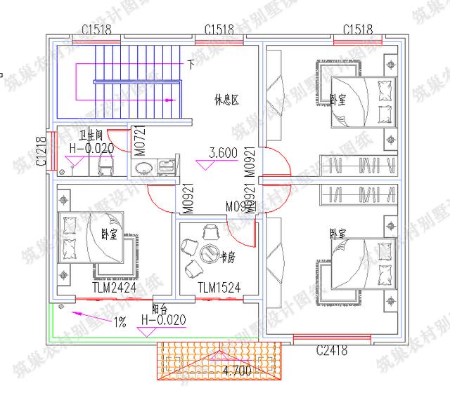 分享三款占地100平的二層鄉村自建房，挑來選去還是戶型3最實用！