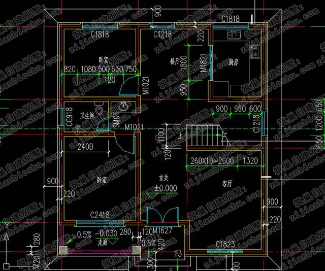 分享三款占地100平的二層鄉村自建房，挑來選去還是戶型3最實用！