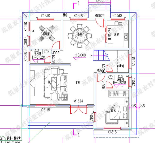 占地130平米二層平屋頂農村自建房，戶型簡單，美觀漂亮，22萬就能蓋起！