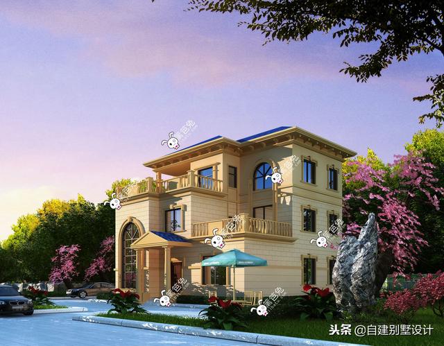 12x114款三層農村自建房，安全、實用、美觀！