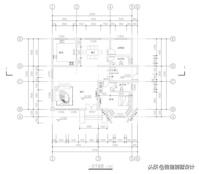 12x114款三層農村自建房，安全、實用、美觀！