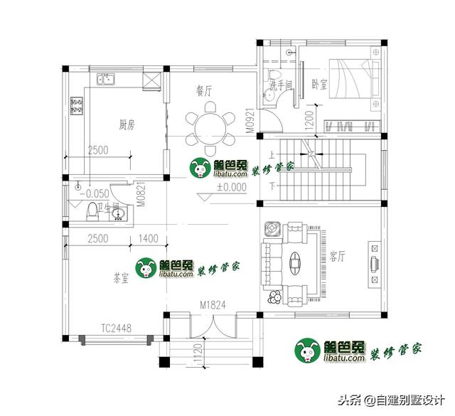12x114款三層農村自建房，安全、實用、美觀！