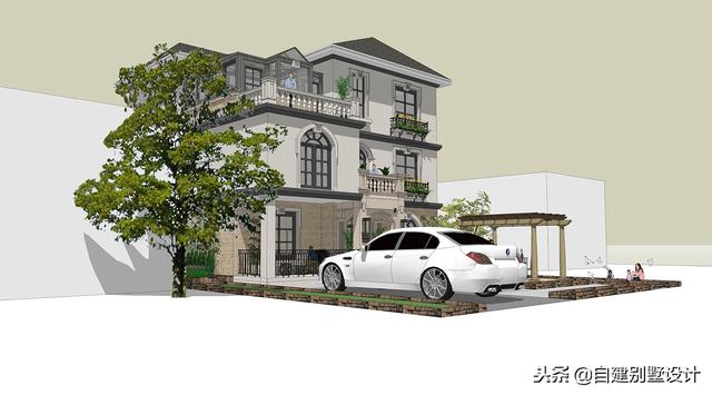 12x114款三層農村自建房，安全、實用、美觀！