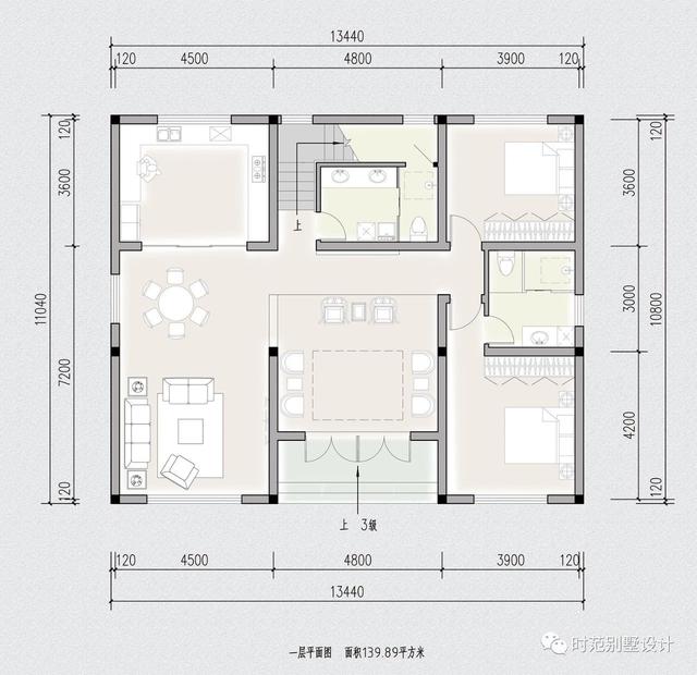10x13米二層中式別墅設計圖，帶庭院，精致、華麗，花鳥山水間的千百年傳承