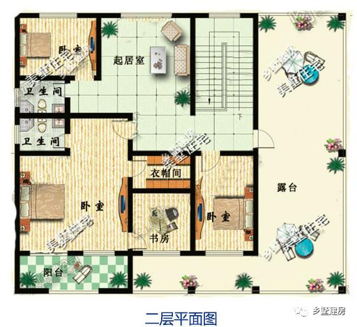 兩款帶有車庫+陽光露臺的二層農村自建房，實惠大氣，享受生活就是這么簡單！