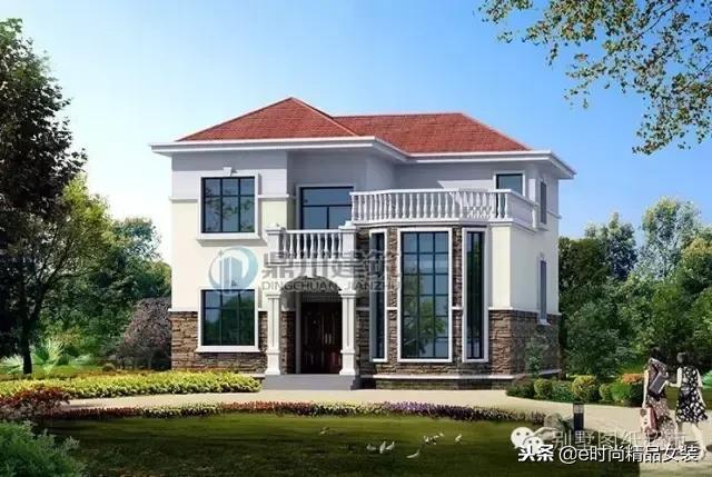 七套鄉村別墅設計圖，外觀時尚美觀，造價經濟實惠，快來選一套吧！