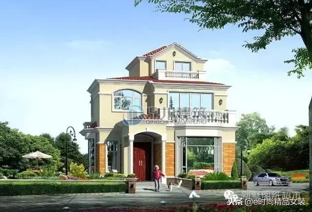 七套鄉村別墅設計圖，外觀時尚美觀，造價經濟實惠，快來選一套吧！