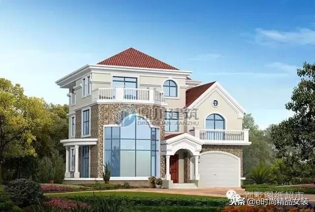 七套鄉村別墅設計圖，外觀時尚美觀，造價經濟實惠，快來選一套吧！