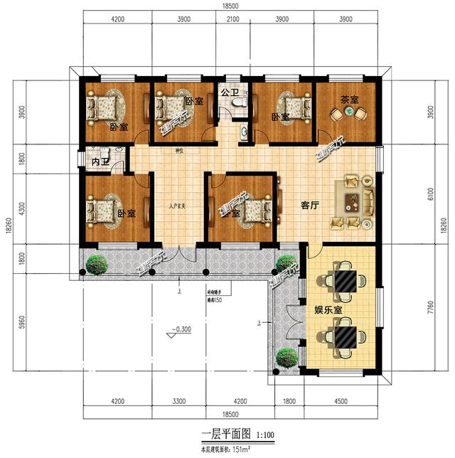 中國風農村別墅設計圖，布局合理，溫馨舒適