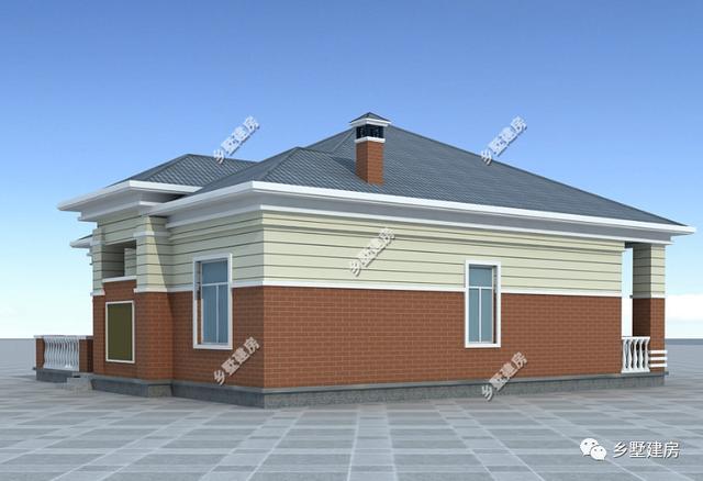 一款很適合用來當作周末度假的典雅別墅，設計優美，簡約大氣