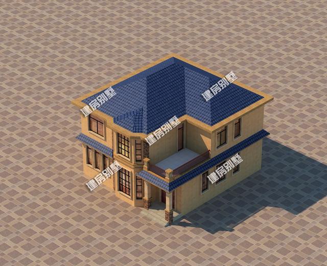 二層自建房設計圖，11.74x12.9米，帶堂屋設計，足夠滿足需要