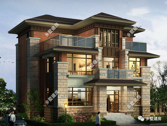 30萬三層農村小別墅設計圖，大方美觀，性價比超高