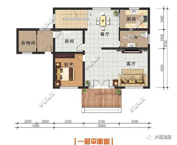 二層別墅設計圖，多窗設計，通風采光效果沒得挑
