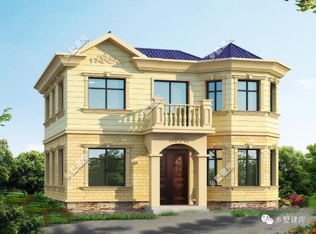 二層別墅設計圖，多窗設計，通風采光效果沒得挑