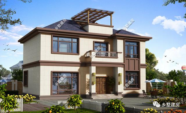 推薦兩款別墅設計圖，還帶有車庫的哦，超級實用