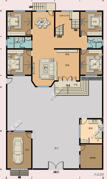 兩款超美的農村自建別墅設計圖，趁年輕建一套吧