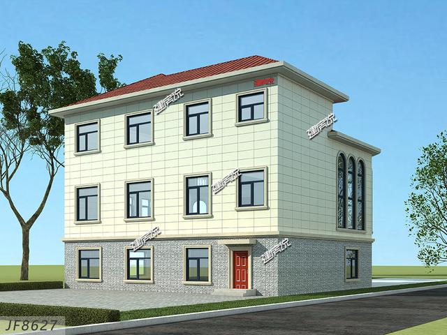 三層別墅設計圖，漂亮大氣，建一棟，讓別人羨慕去吧