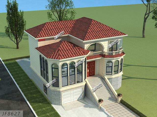 三層別墅設計圖，漂亮大氣，建一棟，讓別人羨慕去吧