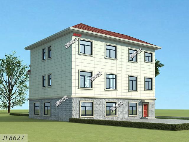 三層別墅設計圖，漂亮大氣，建一棟，讓別人羨慕去吧