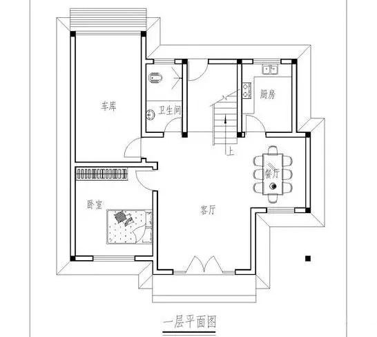 小戶型農(nóng)村自建房設(shè)計圖，戶型嬌小功能齊全，超級實(shí)用