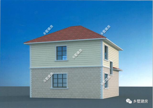 二層農村自建房小戶型設計圖，適合小宅基地的家庭建造