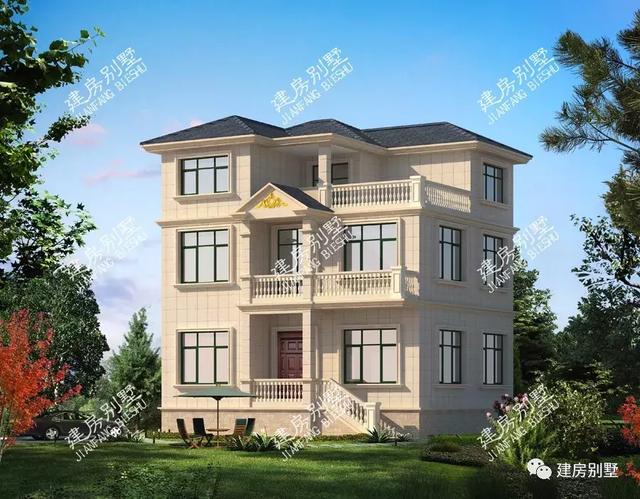 兩棟截然不同風格的別墅設計圖，都是適合在農村建的