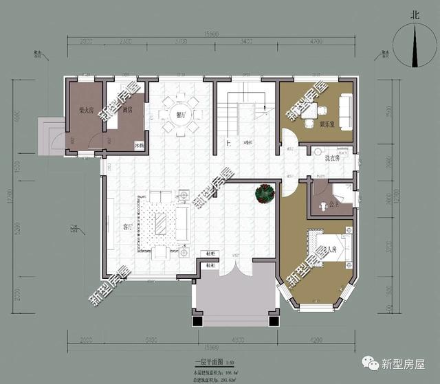 精選6款二層農村別墅設計圖，養老還是度假必選的一款！