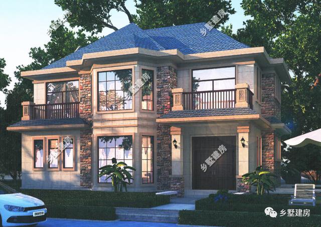 兩款性價比極高的農村別墅設計圖，美觀大氣，城里人都坐不住了，200萬別墅的感覺