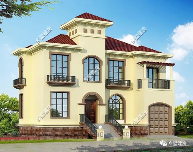 花25萬就能就成建成一套二層別墅設計圖，建出來的效果比效果圖還漂亮！