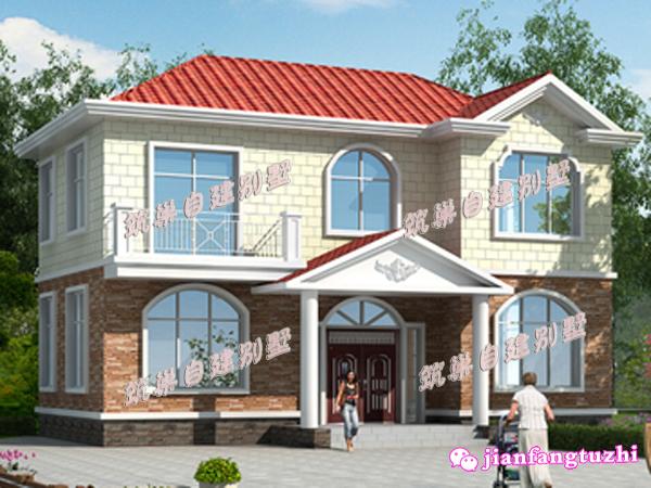 分享兩套二層農村小別墅，外觀相似，都非常的漂亮時尚，房屋內部功能設計實用舒適。