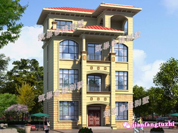 兩套占地100米以內(nèi)的四層農(nóng)村自建房，造價(jià)35萬(wàn)，適合人口較多的家庭建造！