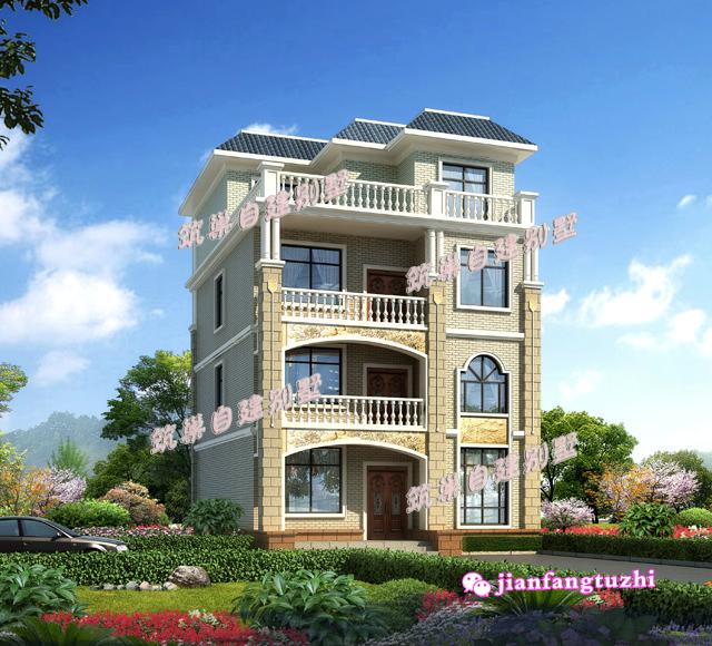 兩套占地100米以內(nèi)的四層農(nóng)村自建房，造價(jià)35萬(wàn)，適合人口較多的家庭建造！