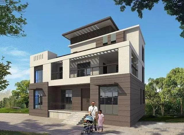 推薦兩款平屋頂現(xiàn)代風(fēng)別墅設(shè)計圖，比歐式建筑更美，比中式建筑更簡潔，一般人還真欣賞不了它的美。