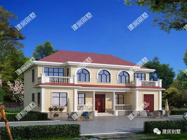 兩款帶堂屋的二層農村自建房，外觀簡約大方，實用，你喜歡哪一款？