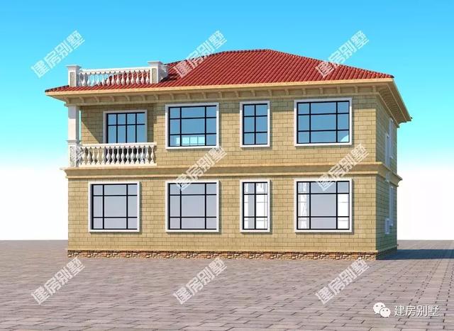 兩款帶堂屋的二層農村自建房，外觀簡約大方，實用，你喜歡哪一款？