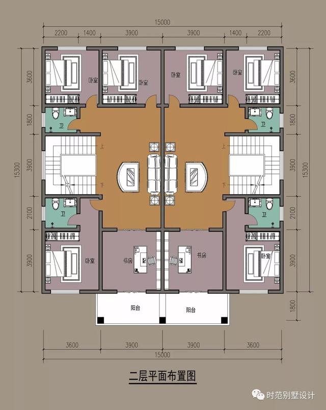 經典的三層歐式雙拼別墅，單戶7米5小面寬，氣派實用有面子