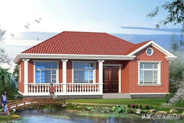 14米X10.5米農村一層自建房，簡約又實用，經濟實惠，還不趕緊收藏起來給父母準備著嗎？