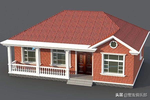 14米X10.5米農村一層自建房，簡約又實用，經濟實惠，還不趕緊收藏起來給父母準備著嗎？