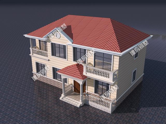 14.8米x9.6米農村二層自建房，簡單實用，住著舒服！