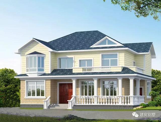 兩款造價27萬的二層別墅設計圖，外觀漂亮，簡單實用，給爸媽建一款最合適不過了！