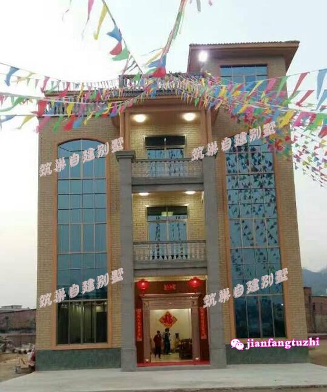 占地137平四層農村自建房，布局方正，40萬就能建起來，秒殺商品房！