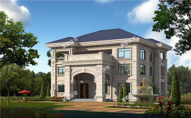 精選3款三層農村別墅設計圖，外觀端莊大方，美到窒息！