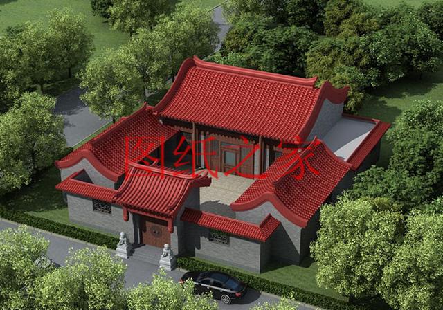 宅基地很大才能修建的一層別墅，占地300平米以上，經濟又實用，低調奢華！