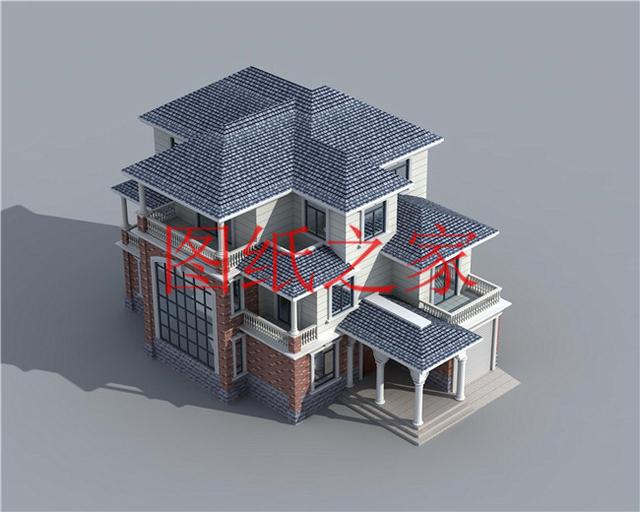 非常引人注目的三層別墅，200平米左右的大戶型，絕對與眾不同！