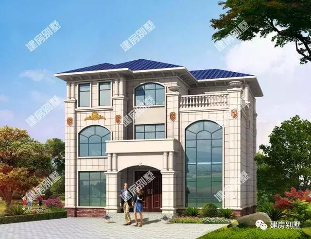 三款面寬尺寸相同的三層自建房，帶挑空客廳，外觀也是一棟比一棟的漂亮，你看上哪一款了？