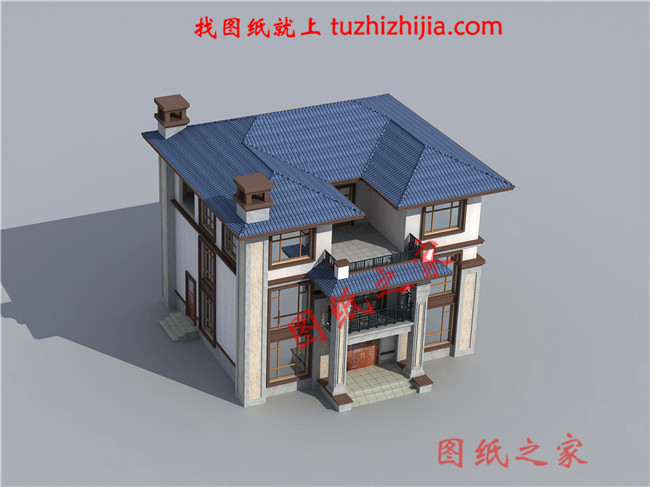 住宅設計公司三層別墅設計圖紙，6套農村自建房設計圖分享給大家！